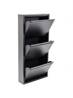 Kare Design Wand-Schuhschrank Caruso mit 3 Klappfächern, B 50 x H 103 cm -Westwingnow Geschaft Wand Schuhschrank Caruso mit 3 Klappfachern 5