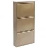Kare Design Wand-Schuhschrank Caruso mit 3 Klappf&auml;chern, B 50 x H 103 cm
