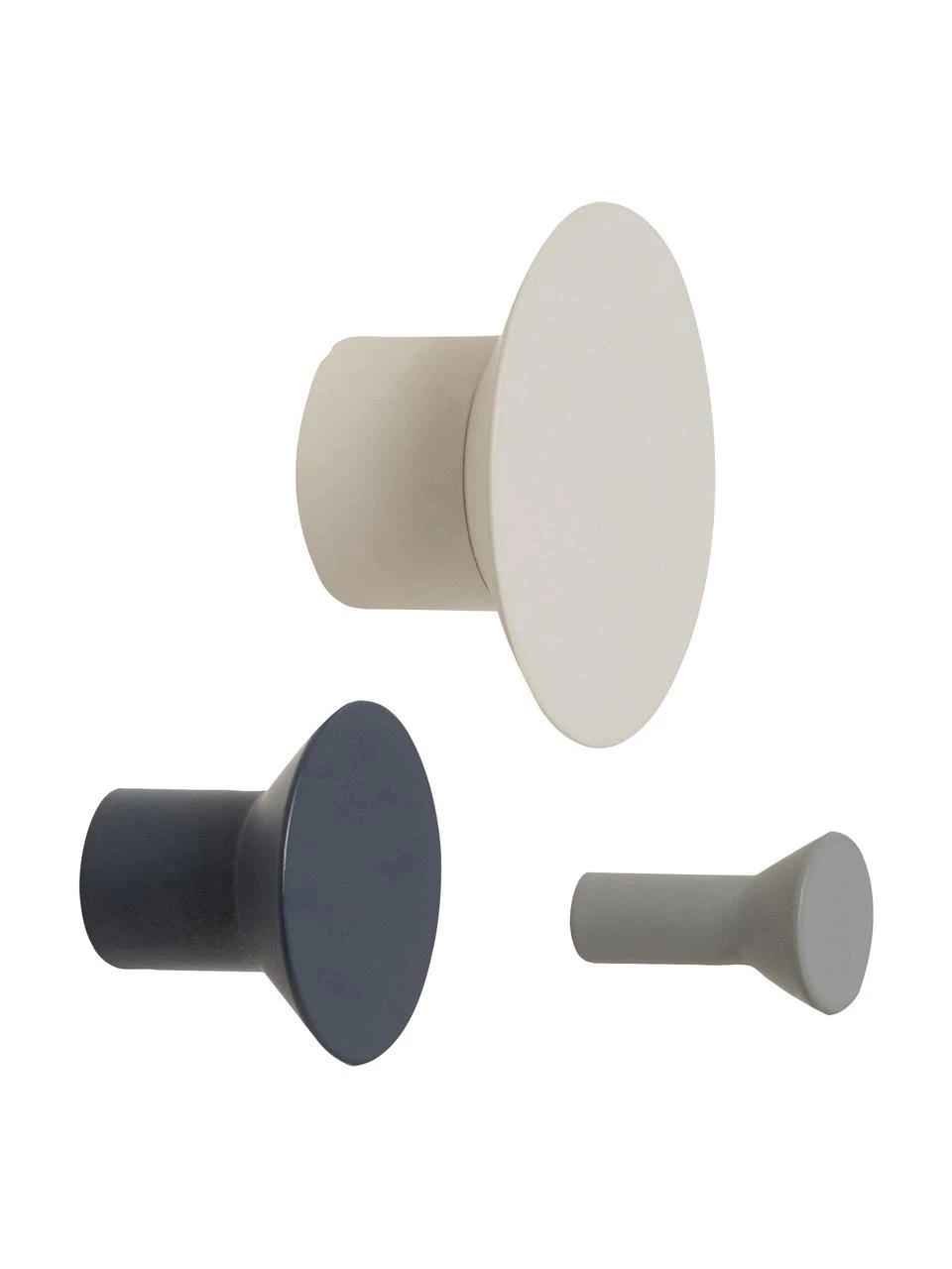 Hübsch Wandhaken-Set Spot aus Metall, 3-tlg., Set in verschiedenen GrößenNur noch wenige verfügbar 1 Hübsch Wandhaken-Set Spot aus Metall, 3-tlg., Set in verschiedenen GrößenNur noch wenige verfügbar