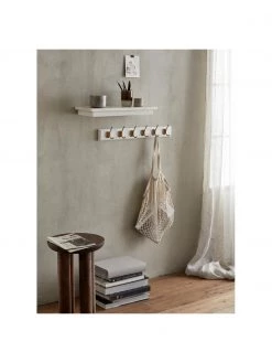 Nordal XL Garderobenleiste Edgy aus Holz, B 90 x H 7 cm -Westwingnow Geschaft XL Garderobenleiste Edgy aus Holz 6