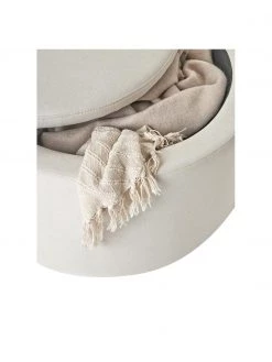 Westwing Collection XL Polsterhocker Alida mit Stauraum in Beige, Ø 70 x H 42 cm 9 Westwing Collection XL Polsterhocker Alida mit Stauraum in Beige, Ø 70 x H 42 cm -Westwingnow Geschaft XL Polsterhocker Alida mit Stauraum in Beige 3