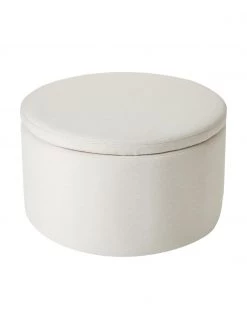 Westwing Collection XL Polsterhocker Alida mit Stauraum in Beige, Ø 70 x H 42 cm 10 Westwing Collection XL Polsterhocker Alida mit Stauraum in Beige, Ø 70 x H 42 cm -Westwingnow Geschaft XL Polsterhocker Alida mit Stauraum in Beige 4