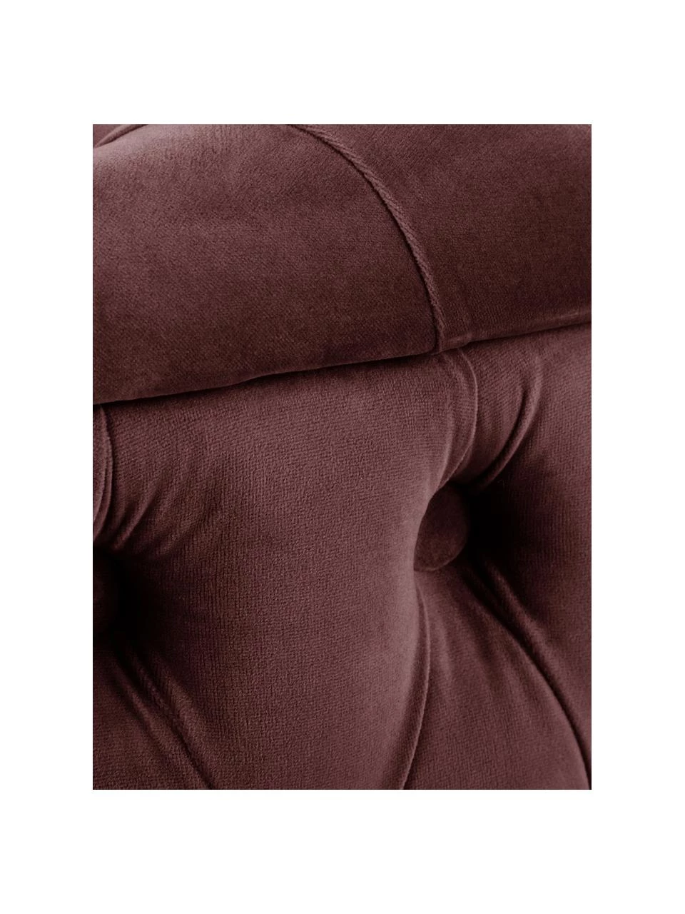 Westwing Collection XL Samt-Hocker Chiara mit Stauraum in Rostbraun, Ø 70 x H 42 cm 6 Westwing Collection XL Samt-Hocker Chiara mit Stauraum in Rostbraun, Ø 70 x H 42 cm – Bild 6