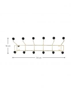 Present Time XL Wandgarderobe Saturnus aus Metall, B 54 x H 16 cm 6 Present Time XL Wandgarderobe Saturnus aus Metall, B 54 x H 16 cm -Westwingnow Geschaft XL Wandgarderobe Saturnus aus Metall 2